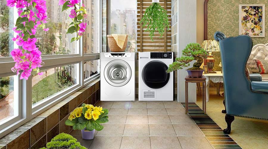 家居陽(yáng)臺(tái)晾曬衣物不干怎么辦，衣物烘干機(jī)來(lái)解決！