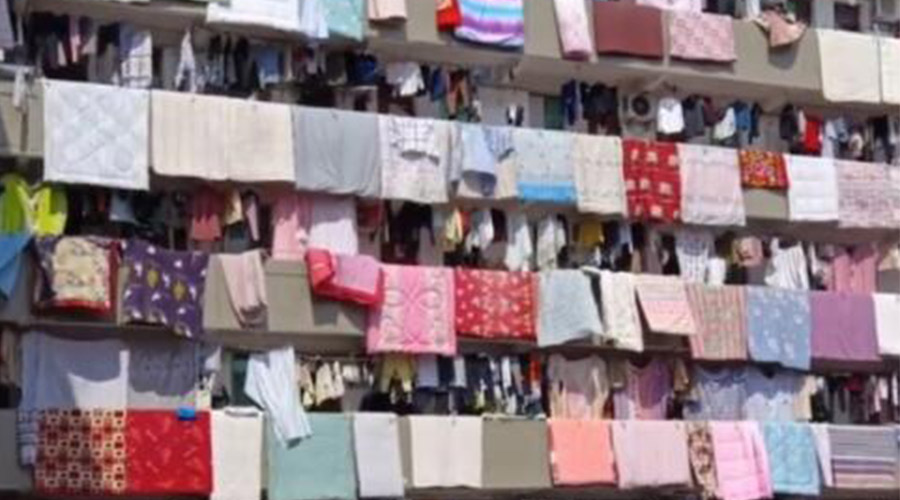 學?，F曬被大場面！滾筒衣服烘干機即烘即干大件棉被 便捷好用