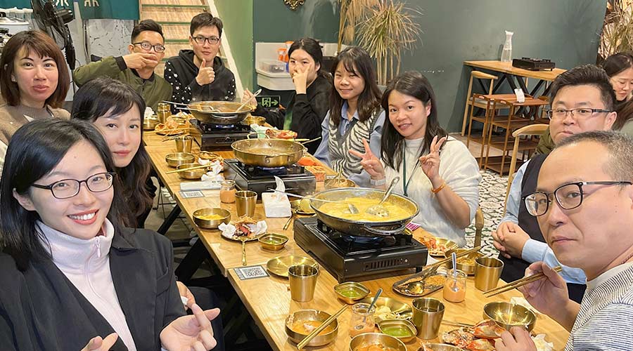 寒冬暖心！金環電器銷售部組織火鍋團建沖刺2022
